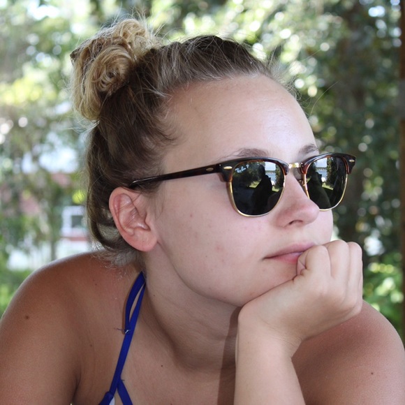 Ray-Ban Polarized Clubmaster Sunglasses - Picture 5 of 7